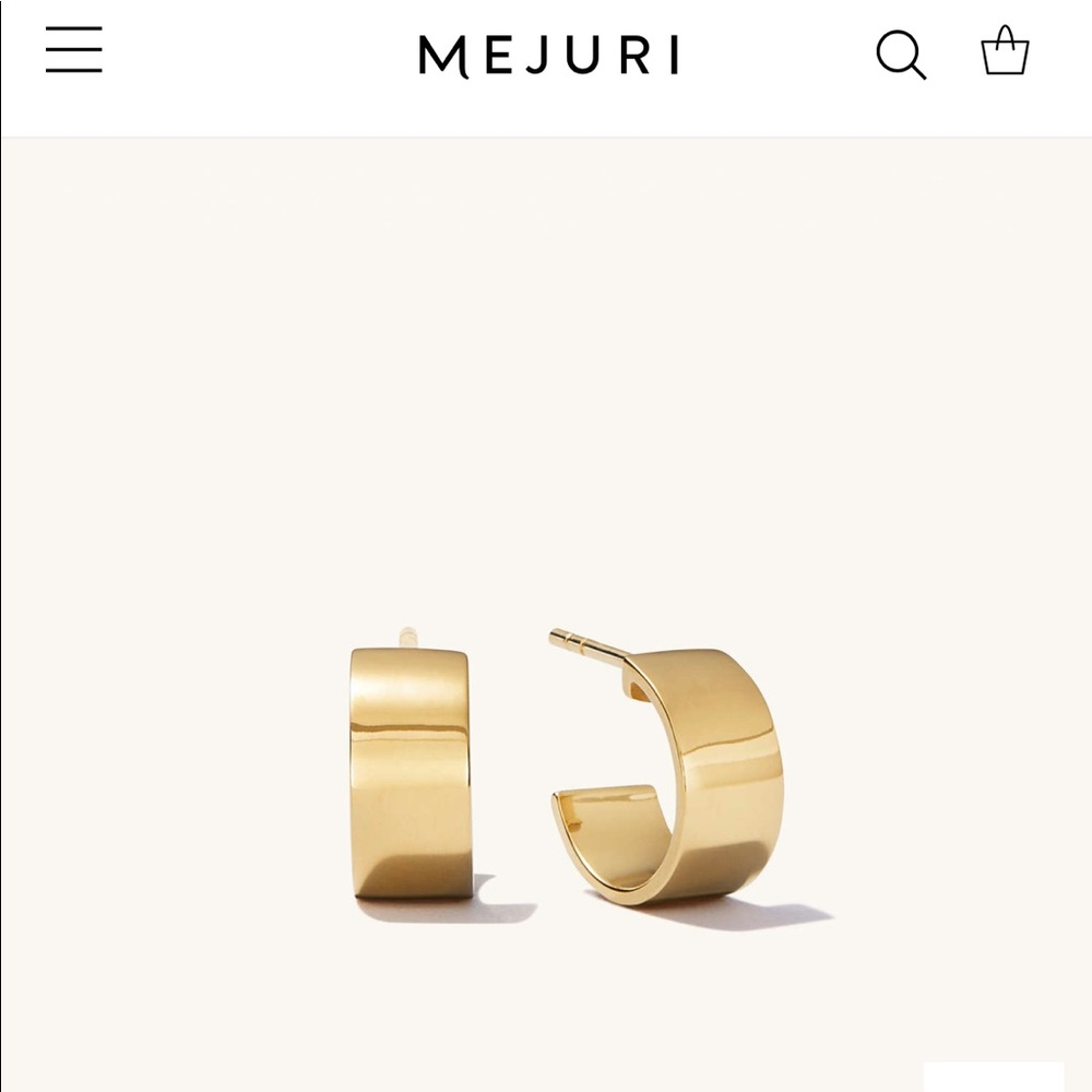 MEJURI Gold Hoops